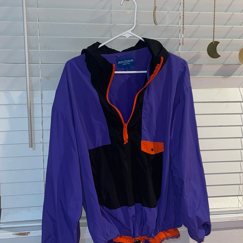 Arizona co wind breaker zip up